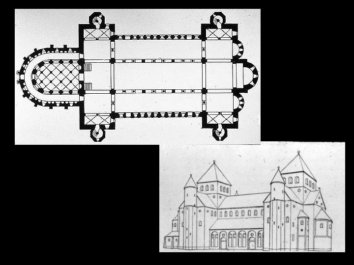 Romanesque+pilgrimage+church+plan